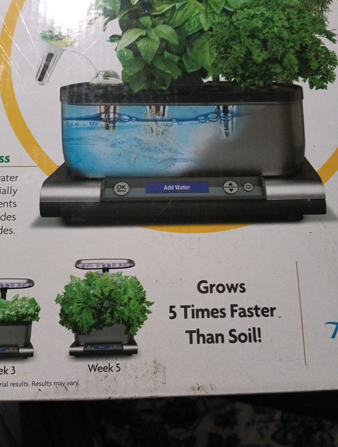 Miracle-Gro AeroGarden Harvest Plus Smart Countertop Garden 100643 BRAND NEW!