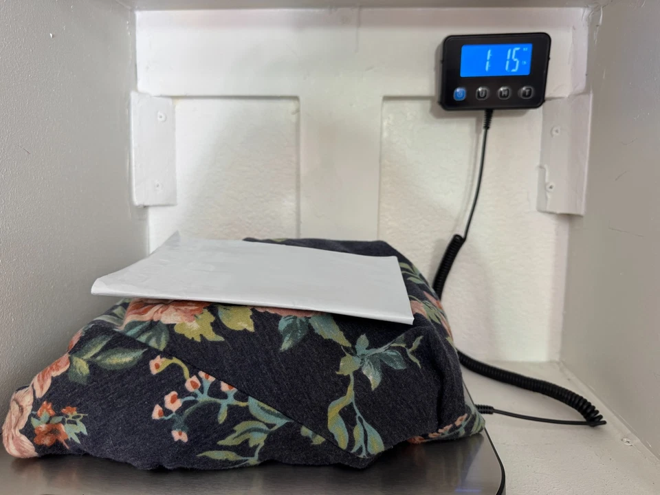 AVENUE Womens 30/32 Heather Gray Peach Mint Green Floral Full Zip Hoodie Pockets - Image 4 of 4