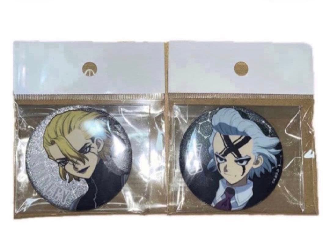 Dr.STONE Can Badge Stanley Zeno Jump Festa Pin