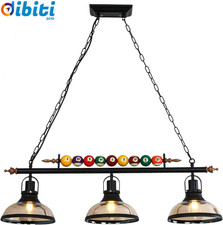 Lampadario  Industriale Retrò, Lampadario in Ferro Battuto Nero Americano per Sn