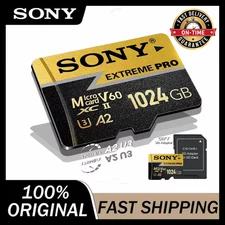 Sony Micro SD Memory Card 2TB 1TB 512GB 256GB 128GB SD / TF Card High Speed V60