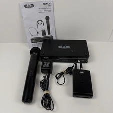 CAD Audio GXL-V VHF Wireless Microphone System Receiver Handheld Headset Combo