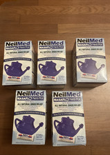 Lot of 5 - New NeilMed Nasaflo Neti Pot w/ 1 ...