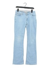 Levi’s Women's Jeans W 31 in Blue Cotton with Elastane Flared