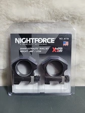 Nightforce X-Treme Duty 30MM UltraLite .885 Low Ring Set A118 