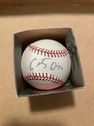 Chris Owings Signed Autograph Baseball ROMLB Diamondbacks Rockies Orioles