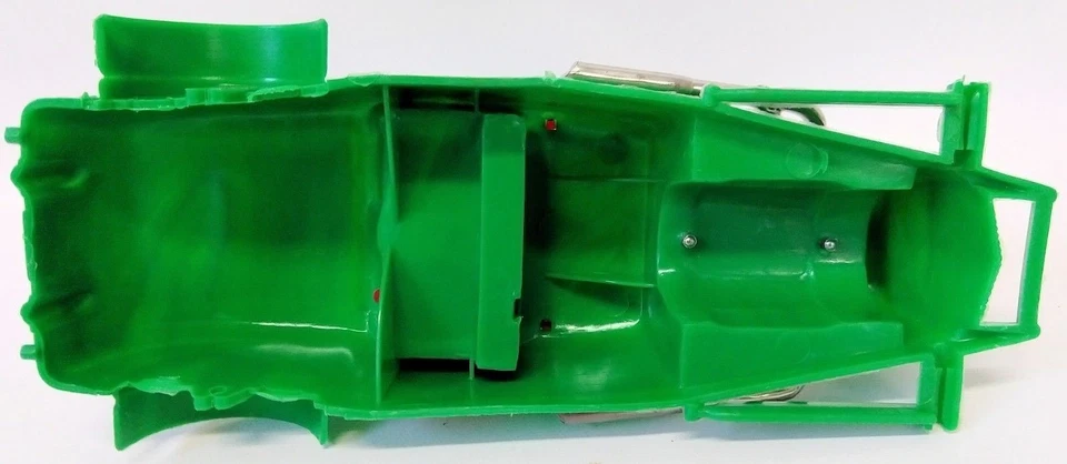 Vintage 1960's HERKIMER Motor Speedways Green Hot Rod OK Cub Tether Car Body - Image 4 of 4