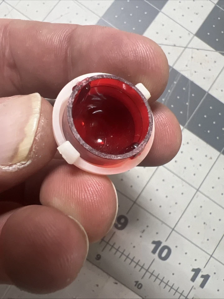 Vintage Nylint Tonka Chevy Emergency Truck Red Ambulance Light Part Only - Image 3 of 4