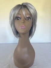 NWT Noriko ZEAL Pastel Blue-R Short Shaggy Hair Basic Cap Wig