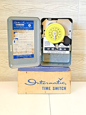 Intermatic T101 24-Hour Mechanical Dial Time Switch Timer