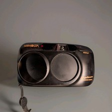 UNTESTED Minolta Explorer Freedom Zoom 35mm Film Camera Point and Shoot W/Case