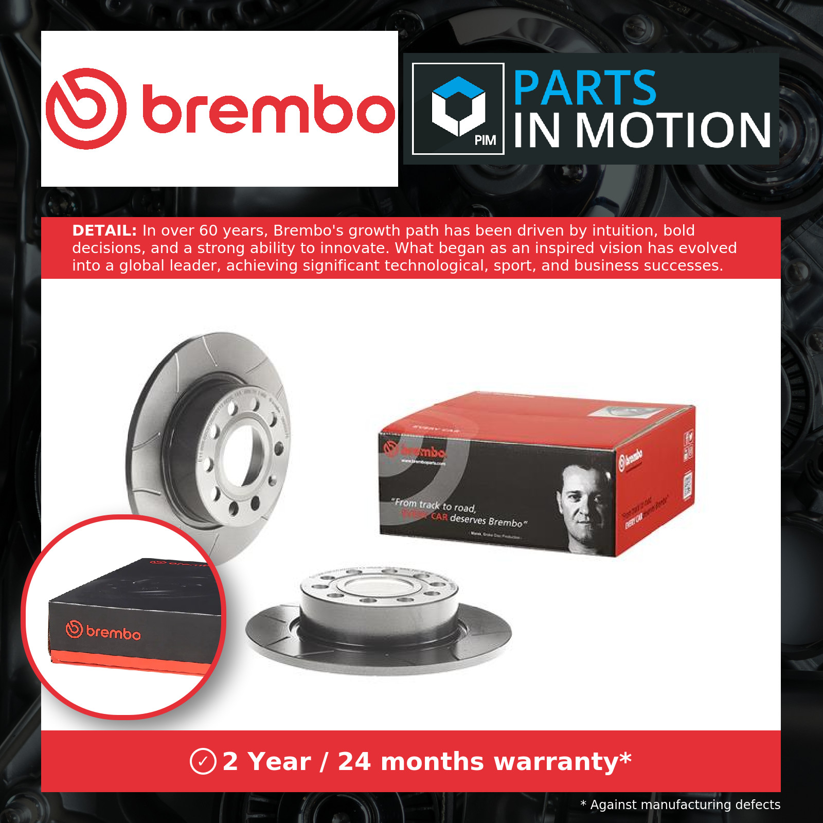 ✅Fits BREMBO 08.9502.75 Brake disc 1 pc. 08.9502.75 ​​​​Brembo offer ⭐UK Seller⭐ - Image 8