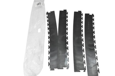 #ad Blue Hawk 4 Pack Black 2 1 2quot;W X 20quot;L Garage Flooring Edges 538BKE45 4 Pack $12.99