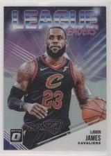 2018-19 Panini Donruss Optic League Leaders Holo Prizm LeBron James #9 d5c