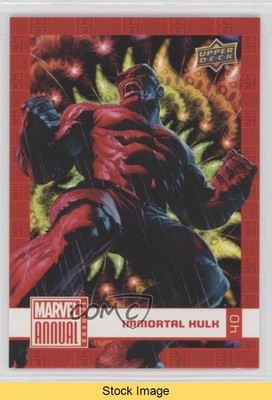 2020-21 Upper Deck Marvel Annual Fractal Immortal Hulk #40 READ xt4