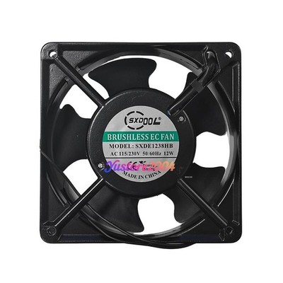 1 Pc. New SXDE1238HB Brushless EC Axial Fan 12038 AC115/230V 12W 12CM 2Pin