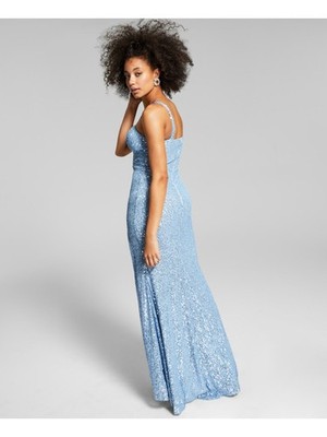 B DARLIN Womens Gown Dress Light Blue Sleeveless Formal Cutout Juniors 56 | eBay B DARLIN Womens Gown Dress Light Blue Sleeveless Formal Cutout Juniors 56 | eBay