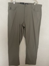 CHAPS Pants Mens 40x30 Granite Gray Slim Straight Performance Stretch NWT