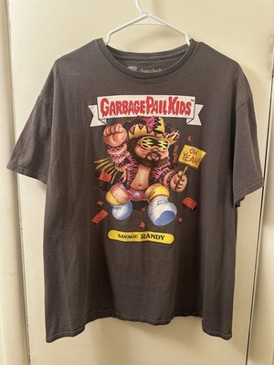 WWE Legends x Garbage Pail Kids Savage Randy Crewneck T Shirt XL