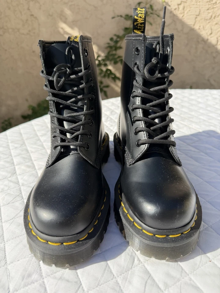 Dr. Martens 1460 Bex Chunky Smooth Leather Boots Womens Size 37 US 6 Style 25345 - Image 4 of 4