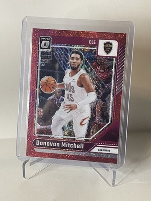 2024-25 Panini Donruss Optic #91 Donovan Mitchell Red Glitter /75 Cavaliers