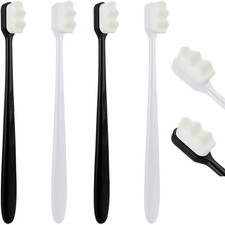 4Pcs Soft Bristle Toothbrush with 20000 Micro Nano Bristles - Extra Soft for Sen
