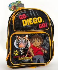 Nickelodeon Go Diego Go BackPack Book Bag Medium 14 X 12 Brand New With Tags