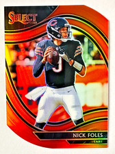 2021 Panini Select Nick Foles Die Cut ORANGE Prizm Card Field Level Bears Legend
