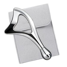 Gua Sha Facial Tools with Eye Roller - Facial Massage Tool for Face Sculpting