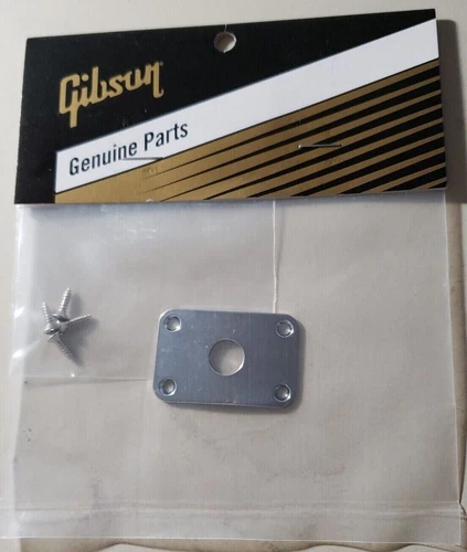 GIBSON Explorer Jack Plate Chrome Cover USA Genuine Brand New "REAL"