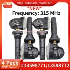 NEW TPMS Sensors SET Tire Air Pressure Sensor For Cadillac Escalade Chevy Tahoe