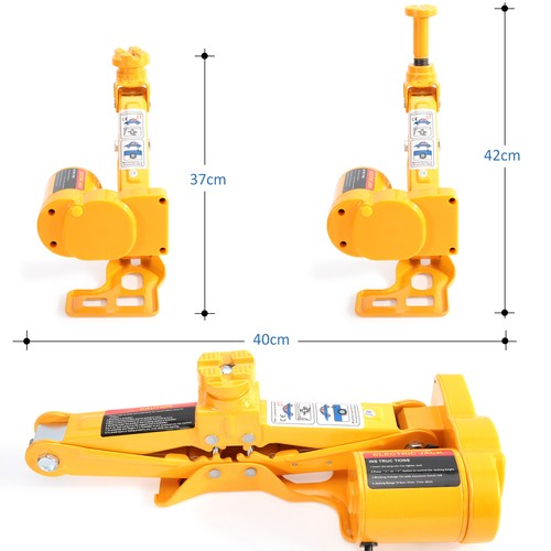 3Ton Automotive Electric Scissor Jack Lift 3T 12V DC Remote Hoist SUV Van Car AU - Picture 7 of 12