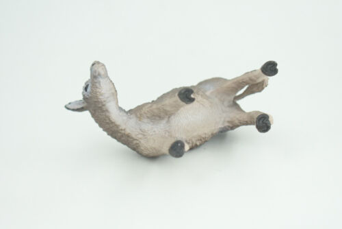 Donkey Toy Realistic Hand Painted Rubber Farm Model  4 Inches CH846 BB197 - Bild 7 von 10