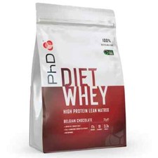 PHD Diet Whey High Protein Powder Blend Shake Belgian Chocolate Flavour Pack 2kg 25.00 per kilo