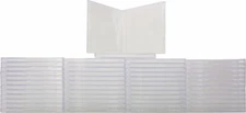(50) CDBS10CL Empty Clear Plastic CD Jewel Boxes Cases Standard No Trays 10.4MM