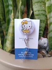 Kitty Lover Badge Reel Holder/ ID / Clip