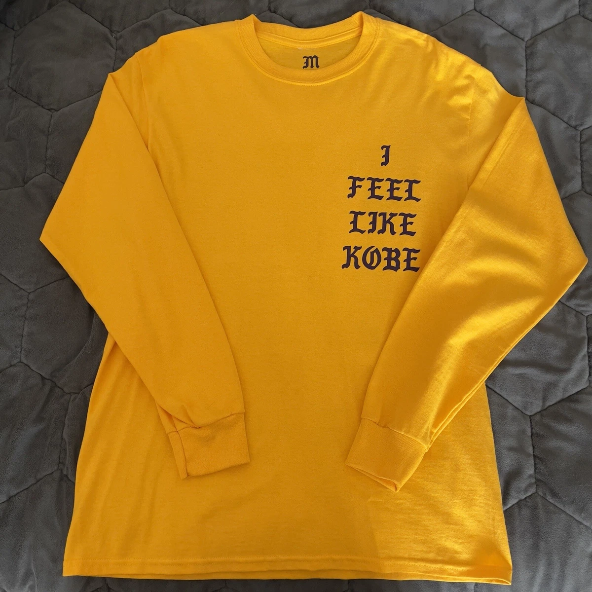 I Feel Like Kobe Long Sleeve Shirt Kanye West Mamba Size XL Yeezy 100%  Authentic