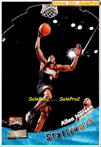 100++ ALLEN IVERSON NBA SINGLES ROOKIE INSERT GAME JERSEY SET LOT YOU PICK LIST - Picture 26 of 66