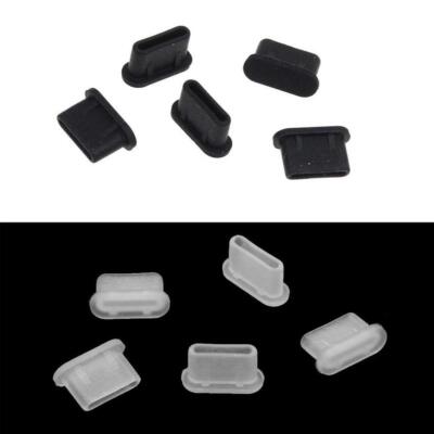10Pcs Dust Plug for Type-C USB Charging Port Protector Silicone Cover Phone