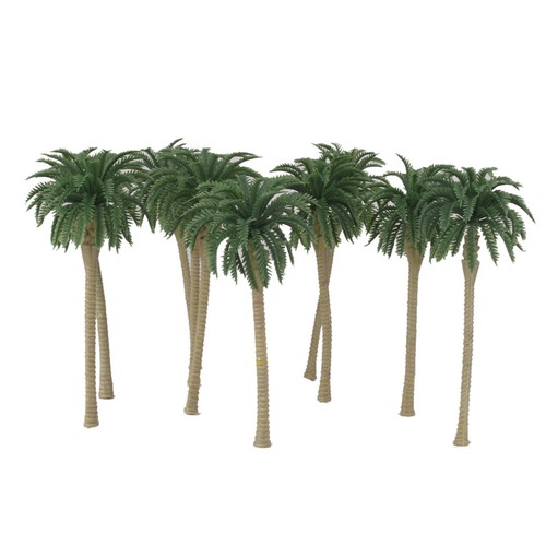 20pcs/Set Palm Tree Scenery Model Tree 1/150 Train Railway Dollhouse 1/150 Scale - Picture 2 of 8