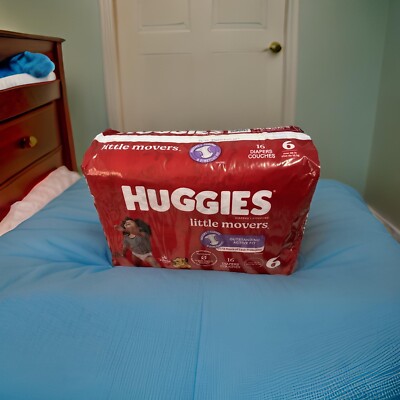 🐣 Huggies Little Movers Lion King Baby Diaper Size Over 35 LBS