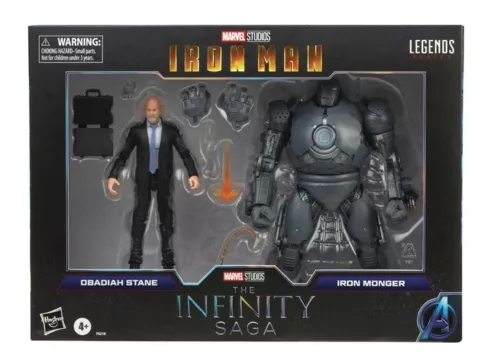 Marvel Legends 2021 Iron Monger & Obadiah Stane paquete de 2 Iron Man Infinity Saga 