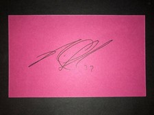 2018 RAYS: Nick Ciuffo, SIGNED 3x5 Card