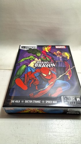 Unmatched: Marvel Brains and Brawn She Hulk Vs Doctor Strange Vs Spider Man MISB