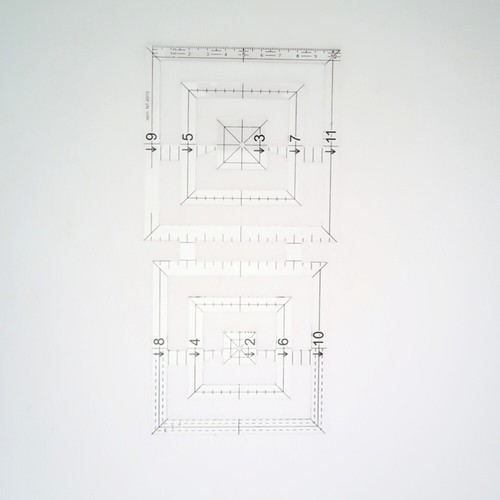 Quilting Square Templates Rulers Clothes Making Transparent Acrylic eBay