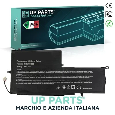 UP PARTS Batteria per HP PK03XL (4900mAh 55.9Wh) per Spectre Pro X360 G1 G2