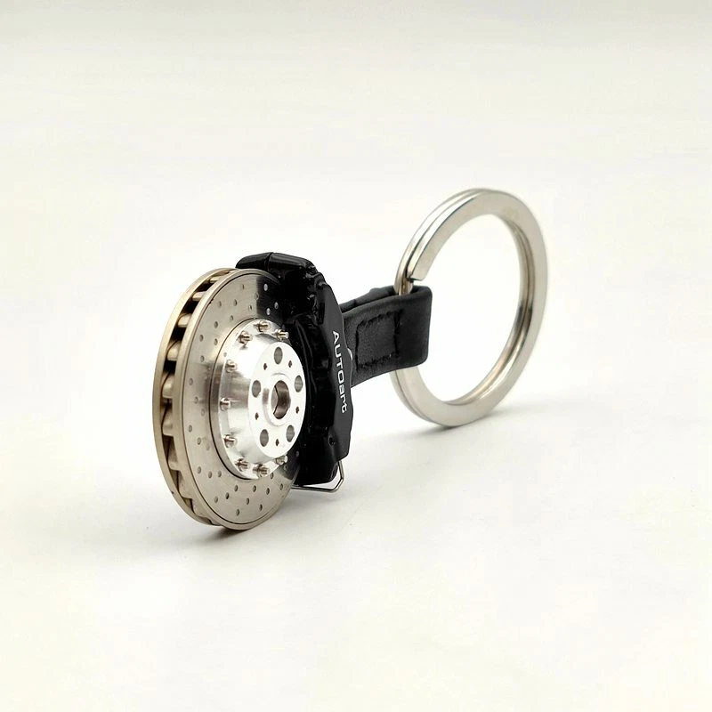 Autoart Lifestyle Keychain 1:6 Brake Disc 6 POTS Caliper/Black #40093 Diecast - Image 2 of 4