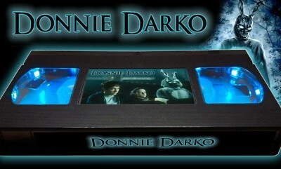 HANDMADE Donnie Darko (2001) - Retro VHS Lamp +Remote Control - Sci-Fi Thriller Movie