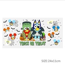 1 Piece Toy Story Cup Wrap, Transfer Stickers for Glass Uv DTF cartoon halloween
