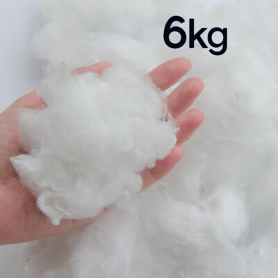 Hohlfaser 6kg, Füllwatte- Sackhohlfaser , 100% Frischfasermaterial Oeko TEX